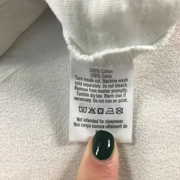 Janie & Jack Girls White and Pink Tee Long Sleeve Sweatshirts Pullover Top Kids - Picture 5 of 8